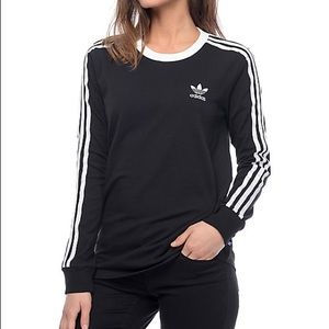 Adidas long-sleeve black shirt